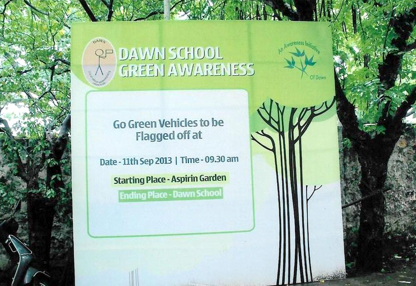 dawn school go green vehicles